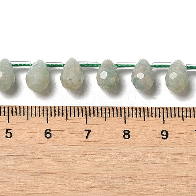 Natural Amazonite Beads Strands G-H297-B07-01-1