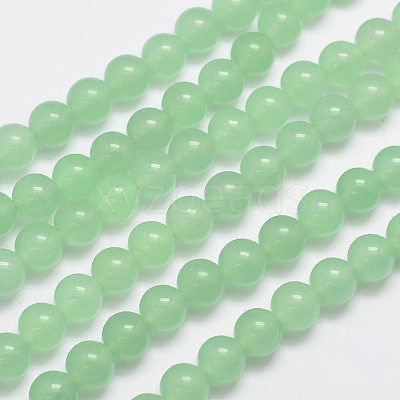 Natural & Dyed Malaysia Jade Bead Strands G-A146-8mm-A26-1