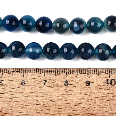 Natural Agate Beads Strands G-Q606-42B-B02-1
