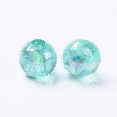 Eco-Friendly Transparent Acrylic Beads PL731-9-1