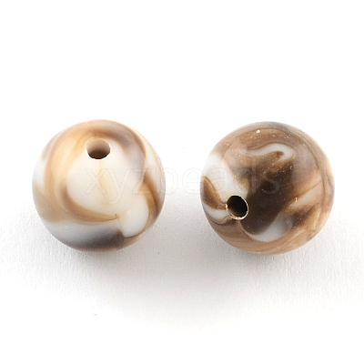 Opaque Acrylic Beads X-SACR-R853-10mm-207-1