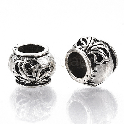 Tibetan Style Alloy Beads TIBE-R317-056AS-LF-1