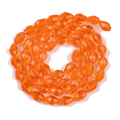 Transparent Glass Beads Strands EGLA-N013-T4mm-D09-1