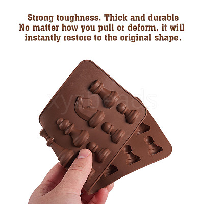 Silicone Chess Shaped Mold PH-DIY-WH0072-21-1