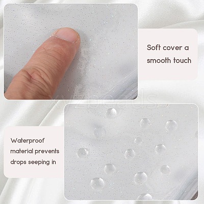 2Pcs PVC Mini Photocard Holder Book AJEW-SP0002-20B-06-1