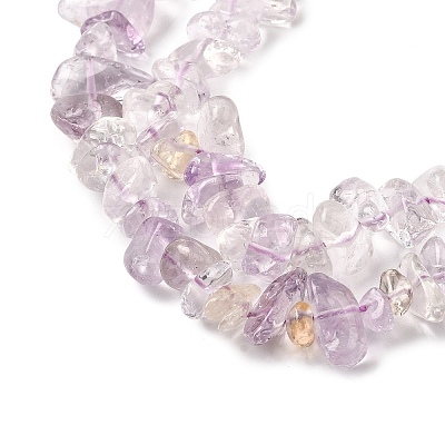 Natural Ametrine Beads Strands G-H315-A03-02-1