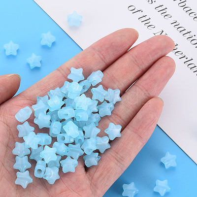 Imitation Jelly Acrylic Beads MACR-S373-45-E08-1
