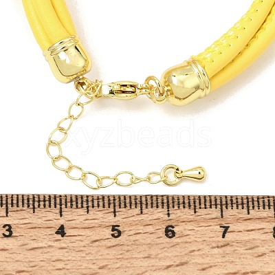 Microfiber Leather Multi-strand Cord Bracelets Makings FB-CBA983F-01G-14-1