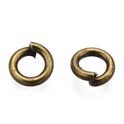 Brass Open Jump Rings X-JRC4MM-AB-1