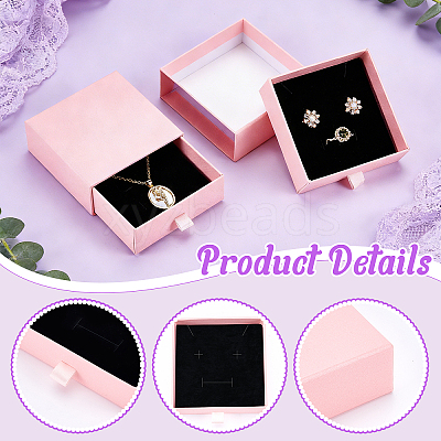 Paper Jewelry Drawer Boxes CON-WH0085-203C-1