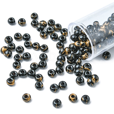 6/0 Opaque Glass Seed Beads SEED-YW0002-13K-1