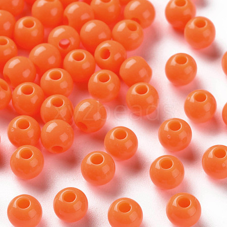 Opaque Acrylic Beads MACR-S370-C6mm-A37-1