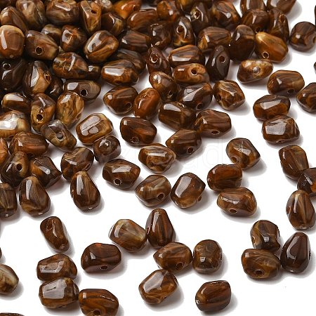 Opaque Acrylic Imitation Gemstone Beads OACR-G061-04H-1