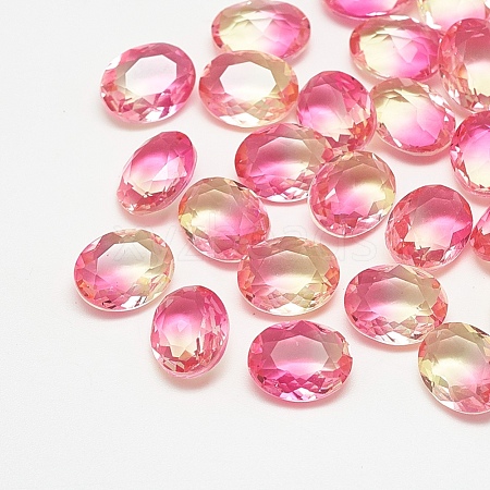 Pointed Back Glass Rhinestone Cabochons RGLA-T080-8x10-007TO-1