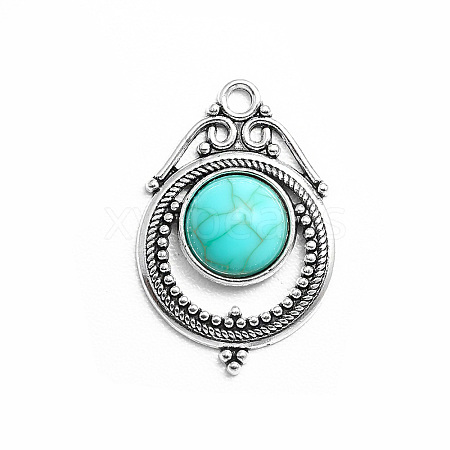 Tibetan Style Zinc Alloy Pendants FIND-TAC0011-123D-1
