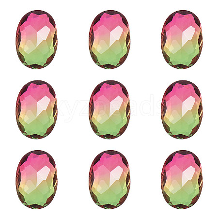 Pointed Back Glass Rhinestone Cabochons RGLA-OC0001-03B-1
