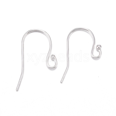 925 Sterling Silver Earring Hooks X-STER-K167-051B-S-1