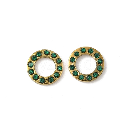 304 Stainless Steel Rhinestone Cabochons STAS-A057-04G-G02-1