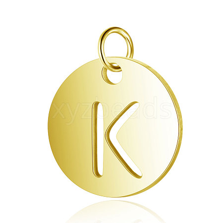 304 Stainless Steel Charms Ion Plating(IP) A-STAS-S105-T514G-K-1
