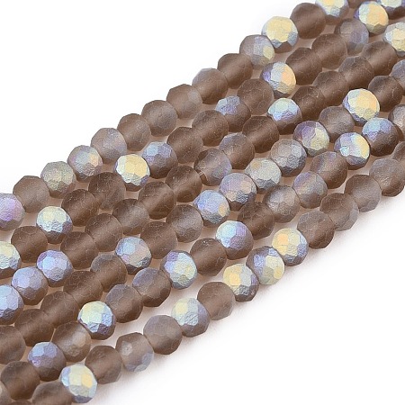 Transparent Glass Beads Strands LS-EGLA-A044-T2mm-MB16-1