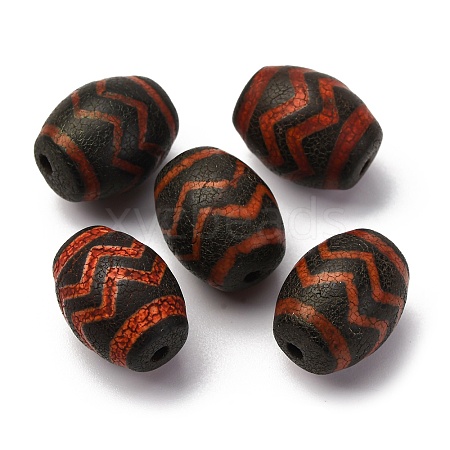 Tibetan Style dZi Beads TDZI-NH0001-E01-03A-1