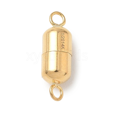 1/20 14K Gold Filled Column Magnetic Clasps KK-B672-02G-1