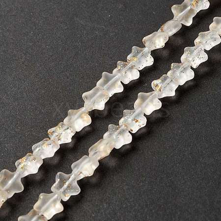 Transparent Glass Beads Strand GLAA-F112-04K-1