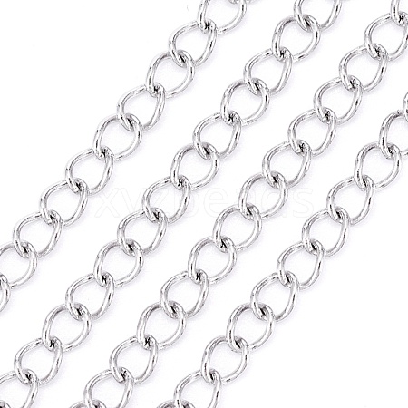304 Stainless Steel Curb Chains CHS-F006-04B-P-1