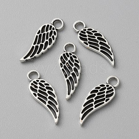 Tibetan Style Alloy Pendants TIBEP-WH0003-10AS-1