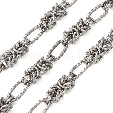 304 Stainless Steel Knot Link Chains CHS-A021-06A-P-1