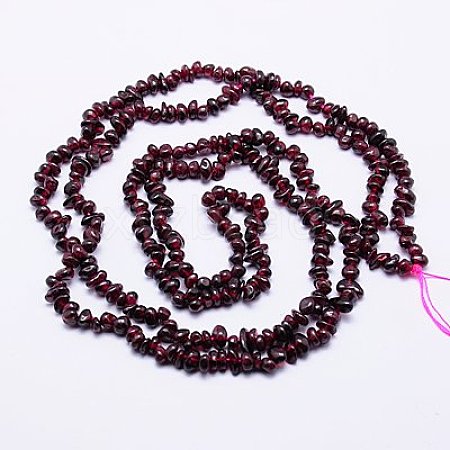 Natural Garnet Beads Strands LS-G-D411-01-1