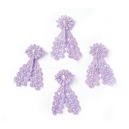 Polyester Lace Costume Accessories FIND-G013-11F-1