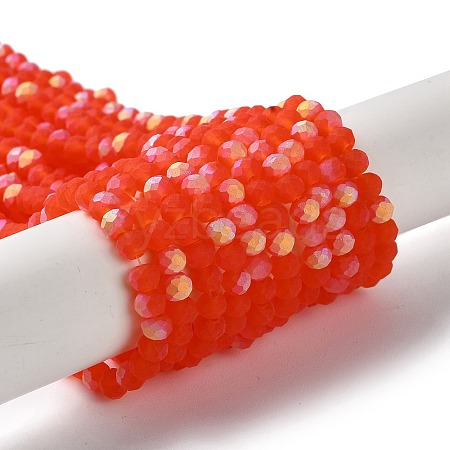 Transparent Glass Beads Strands X1-EGLA-A034-T4mm-MB25-1